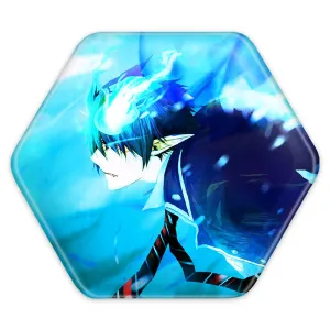 پیکسل شش ضلعی رین انیمه جنگیر آبی