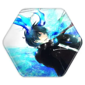 پیکسل شش ضلعی رین انیمه جنگیر آبی