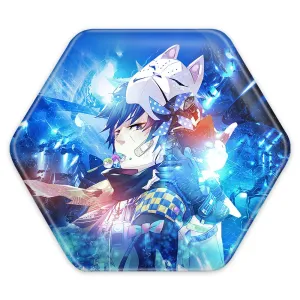 پیکسل شش ضلعی رین انیمه جنگیر آبی