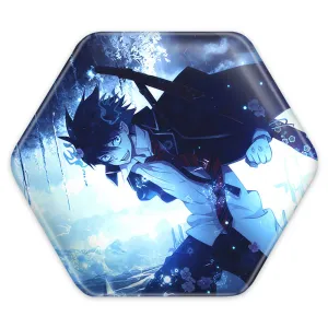 پیکسل شش ضلعی رین انیمه جنگیر آبی