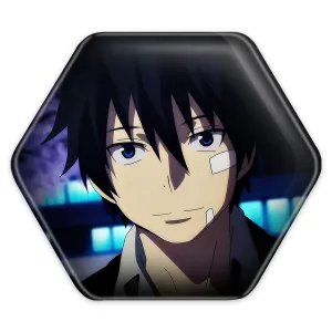 پیکسل شش ضلعی رین انیمه جنگیر آبی