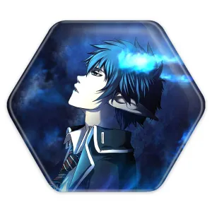 پیکسل شش ضلعی رین انیمه جنگیر آبی