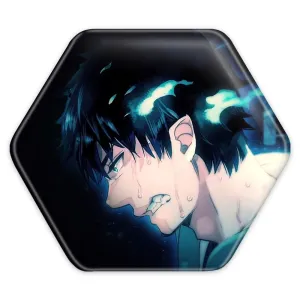 پیکسل شش ضلعی رین انیمه جنگیر آبی