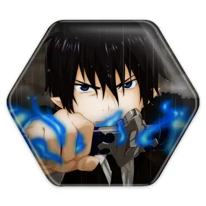 پیکسل شش ضلعی رین انیمه جنگیر آبی