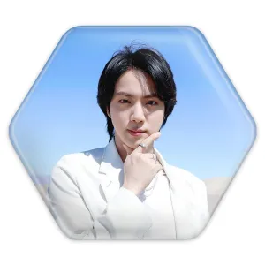 پیکسل شش ضلعی جین Jin گروه بی تی اس BTS