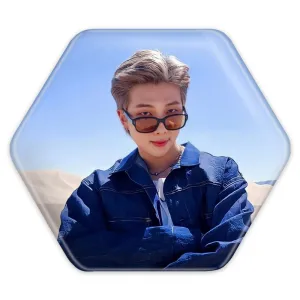 پیکسل شش ضلعی نامجون Namjoon گروه بی تی اس BTS