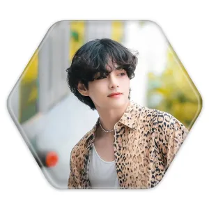 پیکسل شش ضلعی تهیونگ وی Taehyung گروه بی تی اس BTS