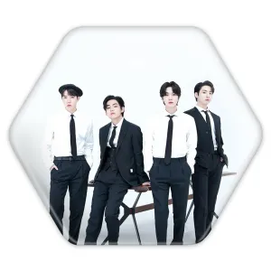 پیکسل شش ضلعی گروه بی تی اس BTS