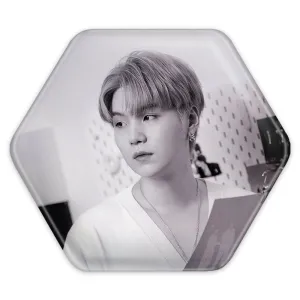 پیکسل شش ضلعی شوگا Suga گروه بی تی اس BTS
