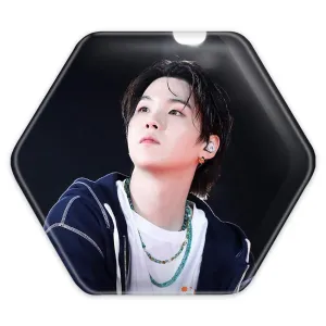 پیکسل شش ضلعی شوگا Suga گروه بی تی اس BTS