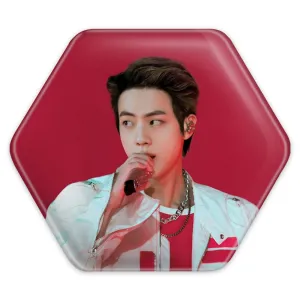 پیکسل شش ضلعی جین Jin گروه بی تی اس BTS