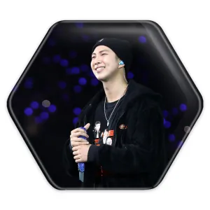 پیکسل شش ضلعی نامجون Namjoon گروه بی تی اس BTS