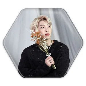 پیکسل شش ضلعی نامجون Namjoon گروه بی تی اس BTS