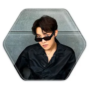 پیکسل شش ضلعی جی هوپ J Hope گروه بی تی اس BTS