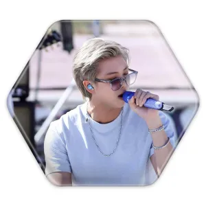 پیکسل شش ضلعی نامجون Namjoon گروه بی تی اس BTS