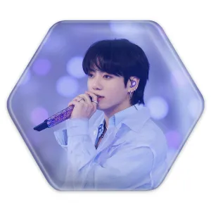 پیکسل شش ضلعی جونگ کوک Jung Kook گروه بی تی اس BTS
