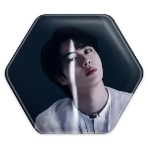 پیکسل شش ضلعی جین Jin گروه بی تی اس BTS