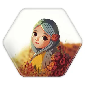 پیکسل شش ضلعی دخترونه