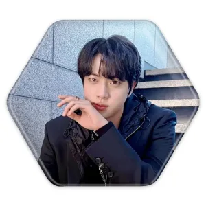 پیکسل شش ضلعی جین Jin گروه بی تی اس BTS