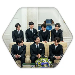 پیکسل شش ضلعی گروه بی تی اس BTS