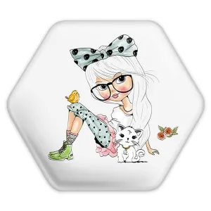 پیکسل شش ضلعی دخترونه