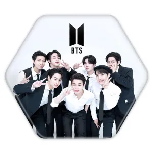 پیکسل شش ضلعی گروه بی تی اس BTS