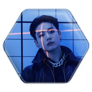پیکسل شش ضلعی جونگ کوک Jung Kook گروه بی تی اس BTS