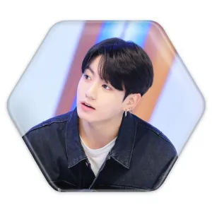 پیکسل شش ضلعی جونگ کوک Jung Kook گروه بی تی اس BTS