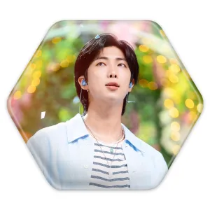پیکسل شش ضلعی نامجون Namjoon گروه بی تی اس BTS