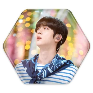 پیکسل شش ضلعی جین Jin گروه بی تی اس BTS