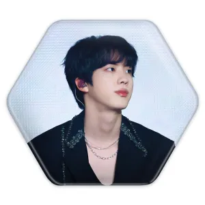 پیکسل شش ضلعی جین Jin گروه بی تی اس BTS