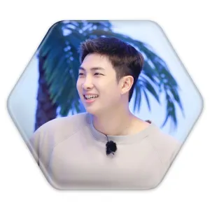 پیکسل شش ضلعی نامجون Namjoon گروه بی تی اس BTS