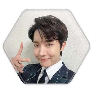 پیکسل شش ضلعی جی هوپ J Hope گروه بی تی اس BTS