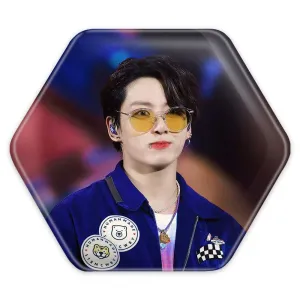 پیکسل شش ضلعی جونگ کوک Jung Kook گروه بی تی اس BTS