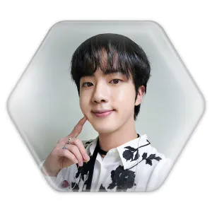 پیکسل شش ضلعی جین Jin گروه بی تی اس BTS