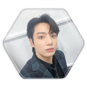 پیکسل شش ضلعی جونگ کوک Jung Kook گروه بی تی اس BTS