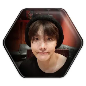 پیکسل شش ضلعی جی هوپ J Hope گروه بی تی اس BTS