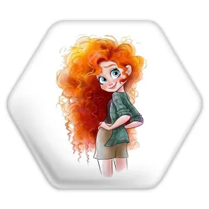 پیکسل شش ضلعی انیمیشن دلیر  Brave