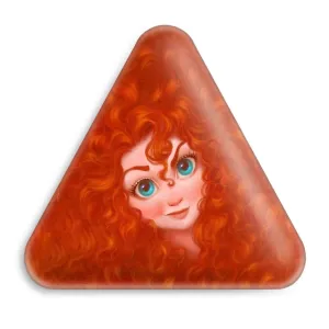 پیکسل مثلثی انیمیشن دلیر  Brave