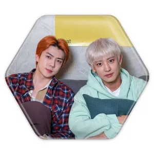 پیکسل شش ضلعی سهون و چانیول گروه اکسو EXO