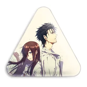 پیکسل مثلثی رینتارو و کوریسو ماکیسه انیمه اشتاینز گیت