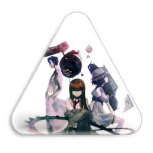 پیکسل مثلثی مایوری و کوریسو و رینتارو انیمه اشتاینز گیت