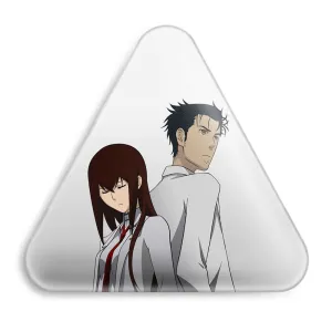 پیکسل مثلثی رینتارو و کوریسو ماکیسه انیمه اشتاینز گیت