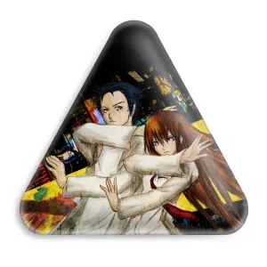 پیکسل مثلثی کوریسو ماکیسه و رینتارو انیمه اشتاینز گیت