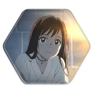 پیکسل شش ضلعی هینا انیمه تغییر آب و هوا با تو