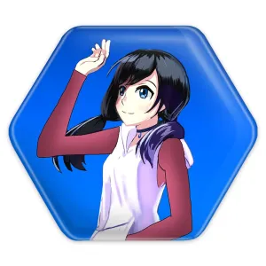 پیکسل شش ضلعی هینا انیمه تغییر آب و هوا با تو