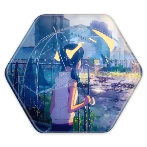 پیکسل شش ضلعی هینا انیمه تغییر آب و هوا با تو