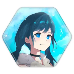 پیکسل شش ضلعی هینا انیمه تغییر آب و هوا با تو