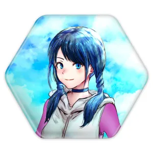 پیکسل شش ضلعی هینا انیمه تغییر آب و هوا با تو