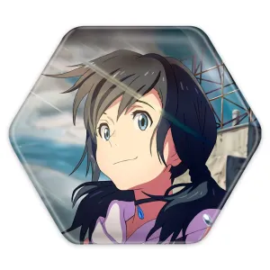 پیکسل شش ضلعی هینا انیمه تغییر آب و هوا با تو